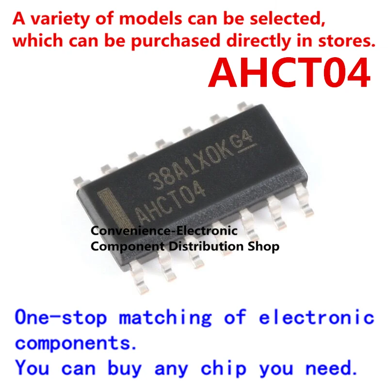 

10PCS/PACK AHCT04 SMD SOP 74AHCT04D Patch SN74AHCT04DR SOIC-14 positive NAND gate quad 2-input logic chip