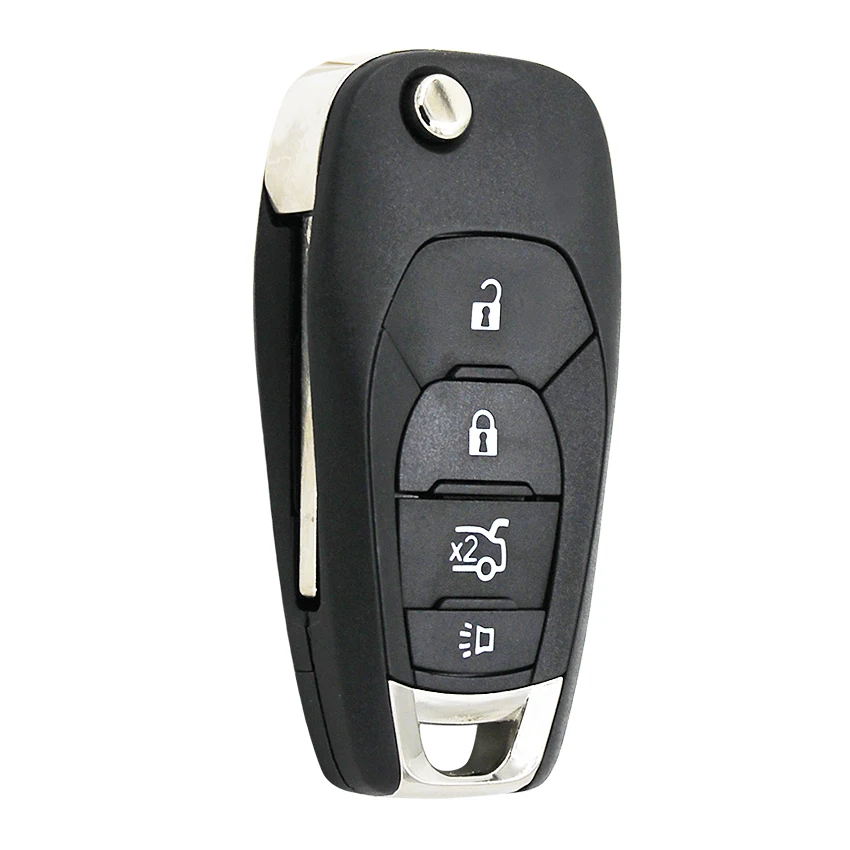 

Flip Replacement Remote Key Shell Case Fob 3+1/4 Buttons for Chevrolet Cruze Aveo 2014-2017