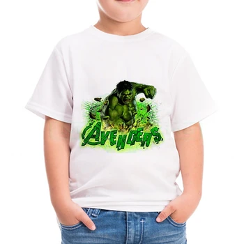 

New Arrival Children Cartoon Hulk Print T-shirt Clothing For Boy Cotton Funny Tee Tops Clothes Kids Summer Short Tshirt Costume