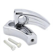 " хром Мотоцикл крейсер руль откатные стояки с болтами для Honda Shadow VTX Валькирия Harley Виктори