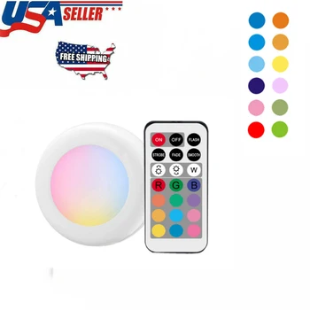 

12 Color Manual/Wireless Remote Control Battery Operated Cabinet LED Light Night Lamp Suitable For Courtyard Restaurant Bathroom