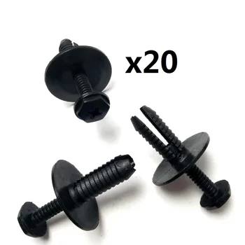 

HOT SALE Door Trim Panel Clips For BMW E46 E60 E90 etc Hex Head Metal Screw Set Of 20 GENUINE 07147129160