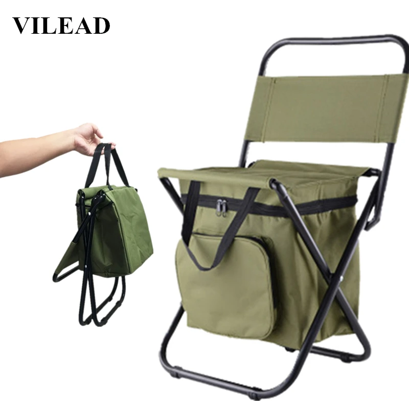 VILEAD Folding Portable Camping Cooler 