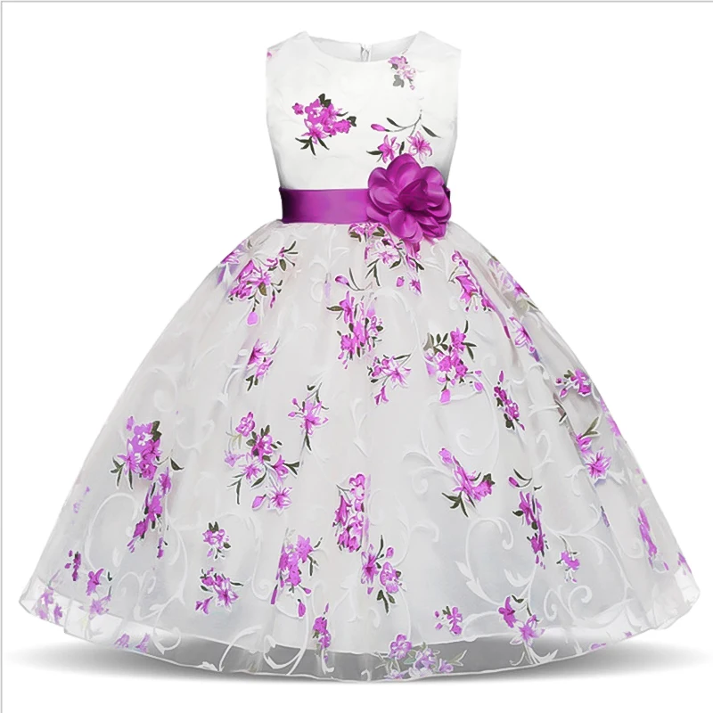 

Summer Tutu Dress for Girls Dresses Kids Clothes Wedding Events Flower Girl Dress Birthday Party Costumes Children Clothing