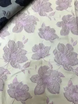 

New 5 Yard Embroidery net Fabric For Wedding ZH-10409 High Quality