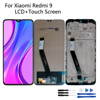 

Original For Xiaomi Redmi 9 LCD Display Screen Touch Screen Digitizer Assembly New Phone Parts For Redmi 9 M2004J19G LCD Display