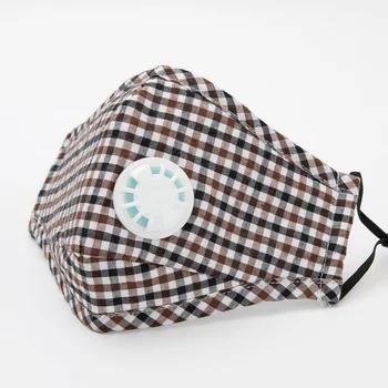 

Anti-pollution pm2.5 Cotton With valve Mask Replaceable filter kn95 washable reusable Protective mask Allergic cotton unisex
