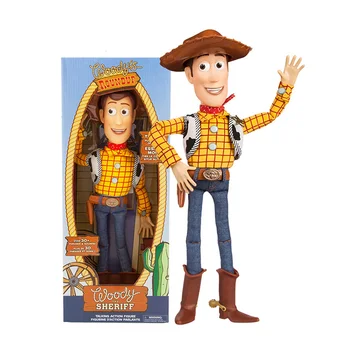 

Hot Sale 16'' Toy Story 3 4 Talking Woody Action Figures Collectible Model Doll Toys For Children Christmas Birthday Gift