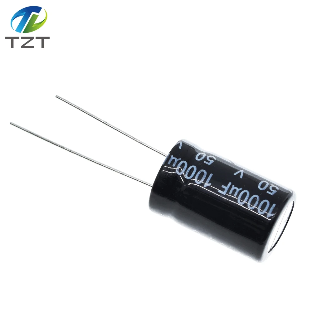 10pcs Aluminum electrolytic capacitor 1000uF 50V 13 * 20 mm frekuensi tinggi Radial Electrolytic kapasitor