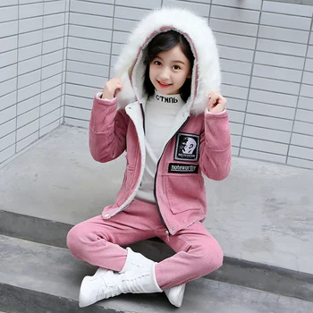 

Girls Clothing Sets Children Clothing 2020 Autumn Winter Toddler Girls Clothes 2Pcs Outfit Kids Tracksuit Suit For Boys Clothes
