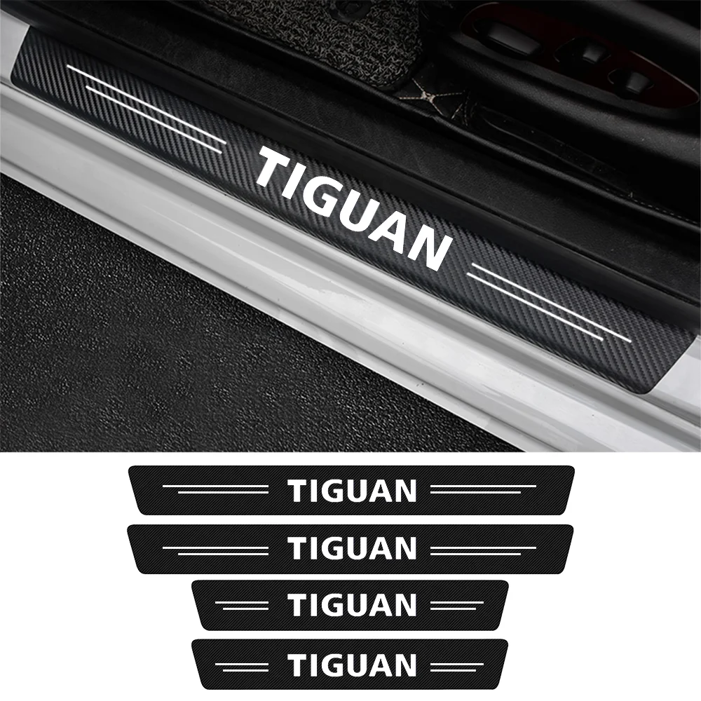Наклейки из углеродного волокна для VW Tiguan mk1 mk2 5N 2 R 2021 2020 2019 2018 - 2009 2008 | Автомобили и