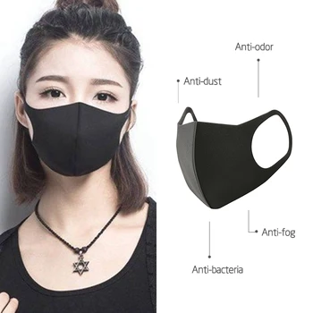 

Coslony 1PCS Winter Maska Dustproof Mouth Face Mask Anime Cartoon Kpop Lucky Bear Women Men Muffle Face Mouth Masks k-pop