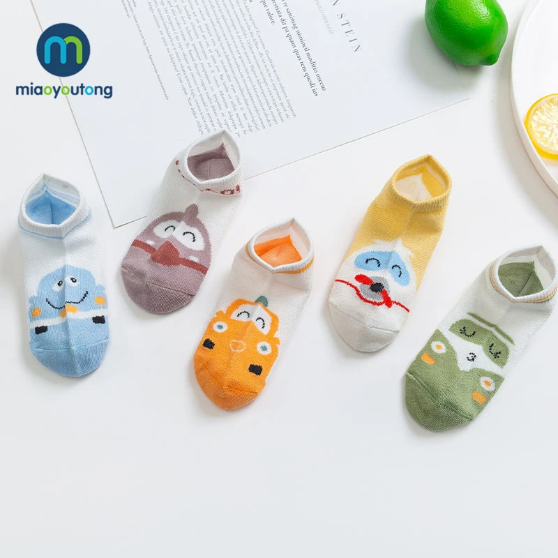 

5 Pair/Lot Car Mesh Thin Cotton Newborn Baby Boy Kids Socks New Born Baby Girls Socks meia bebe menino skarpetki Miaoyoutong