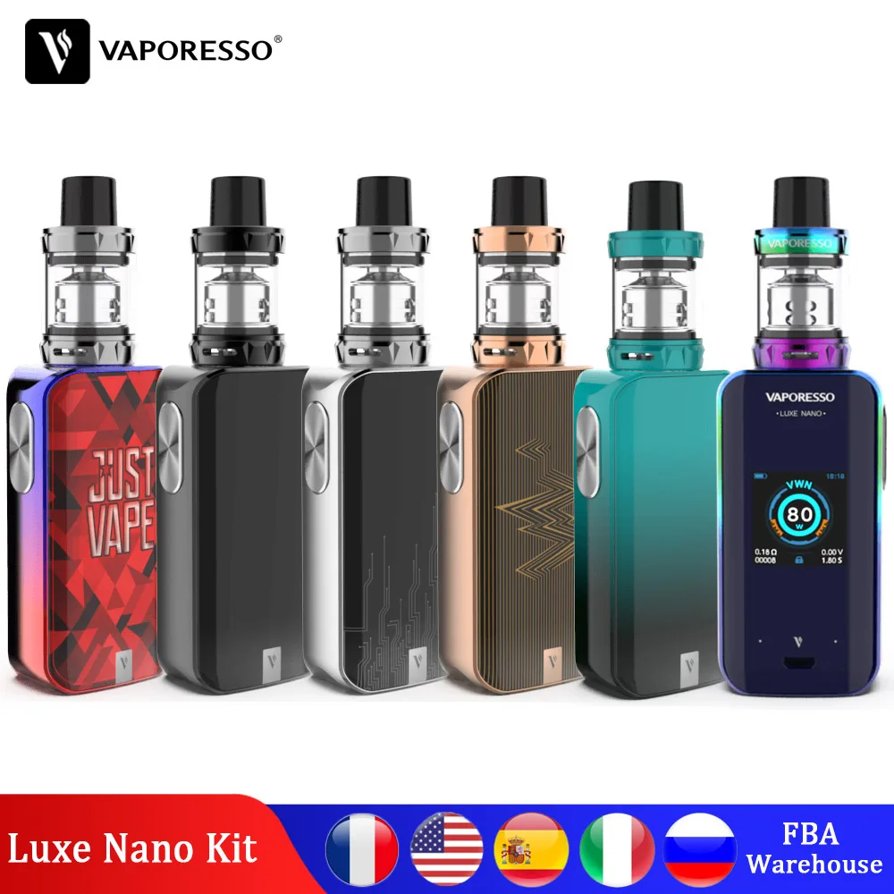 Оригинальный Vaporesso Luxe Nano Kit вейп с сенсорным экраном со встроенным аккумулятором