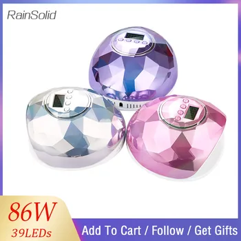 

86W LED Nail Lamp Nail Dryer Dual hands 39LED UV Lamp For Curing UV Gel Nail Polish With Sensor Nail Art Machine Manicure