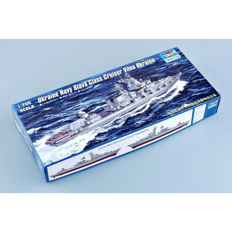 Trumpeter 05723 1/700 Украина Navy Slava Class Cruiser Vilna ukriina-набор моделей | Игрушки и хобби
