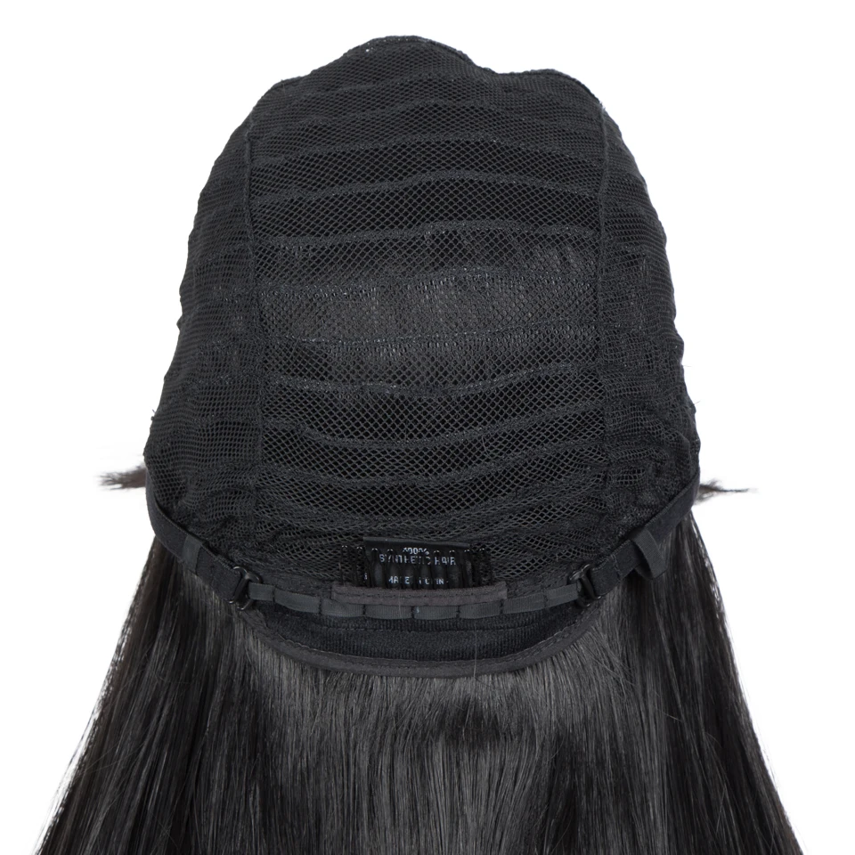 FASHION IDOL Synthetic Wig With Bangs 36 Inch Long Straight Wig Cosplay Ombre Blond Wigs For Black Women Heat Resistant Fiber