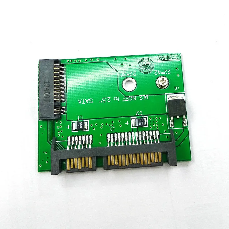 Твердотельный накопитель M.2 NGFF 2242 SSD на половину высоты адаптер интерфейса SATA 3 2 5