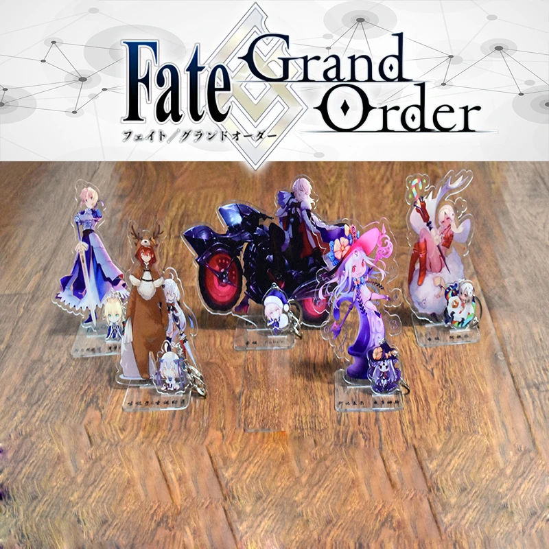 Fate/Grand Order мультфильм FGO Saber узор аниме фигурка на акриловой подставке аксессуары