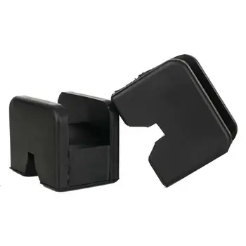 

2pcs Vehicle Adapter Jacking Pad Protective Rail Floor Universal Rubber Black Car Lifting Slotted Frame Guard Stand Accessories