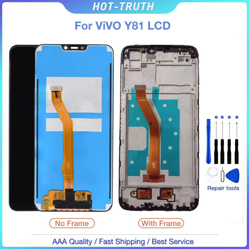 ЖК дисплей 6 22 дюйма для BBK Vivo Y81 деталь замены бесплатная доставка|Экраны
