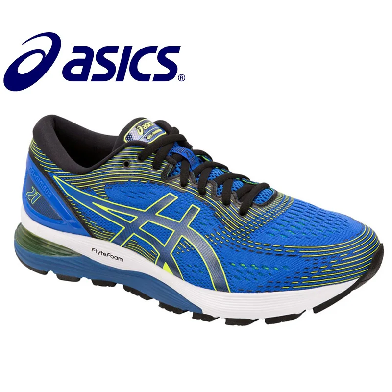 ASICS-GEL-Nimbus 21 оригинальные мужские кроссовки для бега стабильность Asics мужские кроссовки дышащие спортивные Nimbus 21