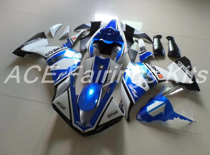 Обтекатели для Yamaha YZF1000 R1 12 13 14 2012 2013 впрыск АБС пластмасса комплекты мотоциклетных обтекателей кузов под заказ синий