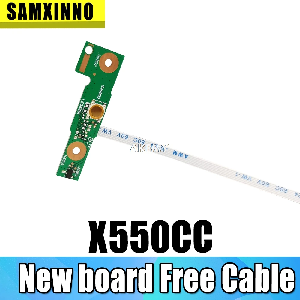 Плата кнопки питания для For Asus X550C A550C X550V Y581C X550CC X552C X550VC X550CL X550CA плата