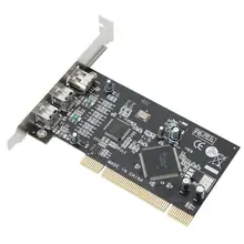 Карта захвата видео ST24 PCI 1394A+ 1394B с двойной чипсетной платой SN082AA2+ TSB81BA3