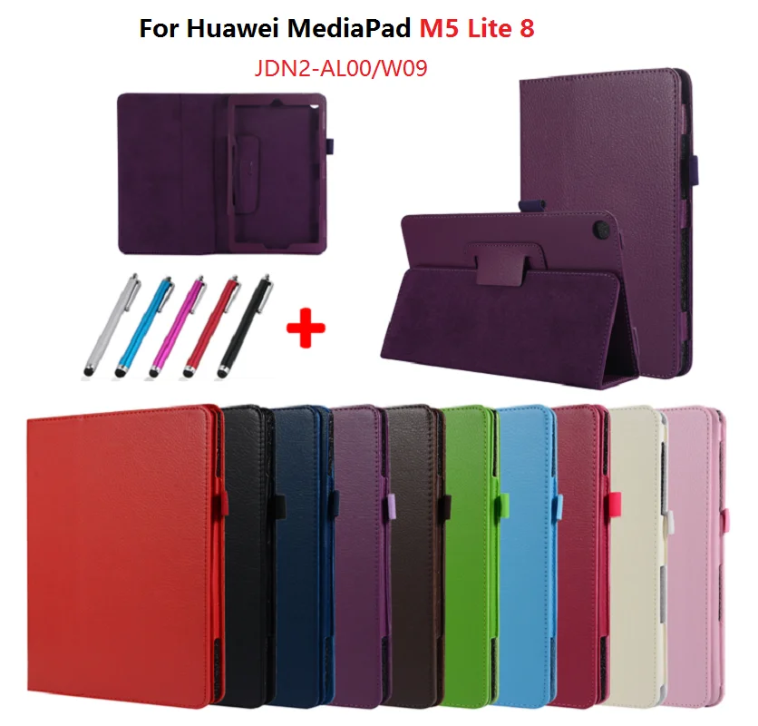 Чехол-подставка для планшета Huawei MediaPad M5 Lite 8 ' кожаный флип-чехол 0 JDN2-AL00/W09 с