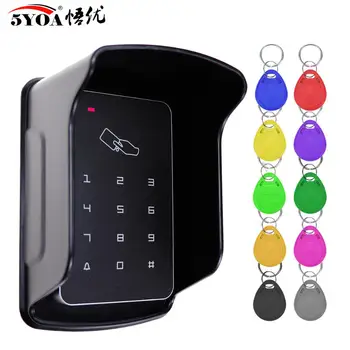 Standalone Access Controller RFID Access Control Keypad Waterproof Rainproof Cover digital panel Card Reader Door Lock System 1
