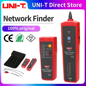 UNI-T UT682 Network Wire Tester Tracker RJ11 RJ45 Wire Line Finder Lan tester Handheld Cable Testing Tool for Network Maintenanc 1