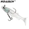 WDAIREN Soft Fishing Lures Silicone Wobblers 7.5cm 12g Artificial Bait With Lead Head Hook Swimbaits for Bass Carp Pike Tackles ► Photo 1/6