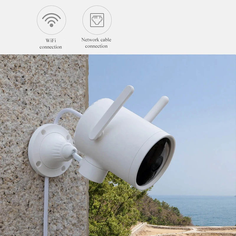 Xiaomi Outdoor Camera Waterproof 270 angle 1080P Wireless WIFI webcam H.265 Night vision Voice call