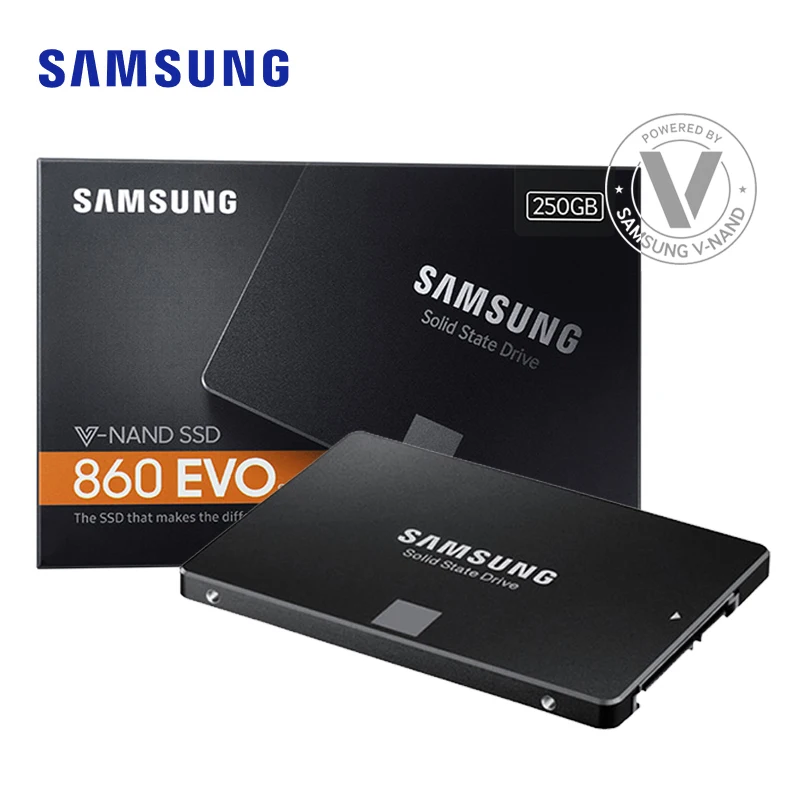 SAMSUNG SSD 860 EVO 1 ТБ 500 Гб SATAIII 2 5 Внутренний твердотельный диск HDD жесткий SATA3 ноутбук