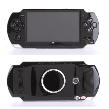 

Handheld Game Console 4.3 inch screen mp4 player MP5 game player 8GB support for 8Bit 16bit 32bit games,camera,video,e-book