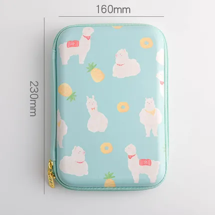 Kawaii художественная ручка карандаш футляр для макияжных кистей коробки сумка большая емкость многофункциональные офисные школьные принадлежности студенческие канцелярские принадлежности - Цвет: large 06