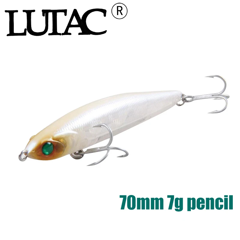 Новый продукт LUTAC рыболовная приманка-карандаш для морской рыбалки 70 мм 7 г