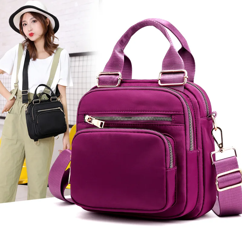 Стиль, модный женский рюкзак, водонепроницаемая нейлоновая сумка, многофункциональная сумка на плечо, уличная дорожная сумка