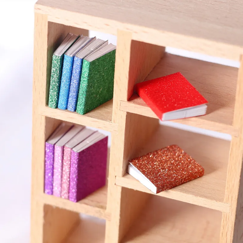 Mini Boek Livre Note Books Model Toys Miniature Items Things Dollhouse Furniture Accessorie for Barbie Ob11 Bjd 1/12 Dolls House 2