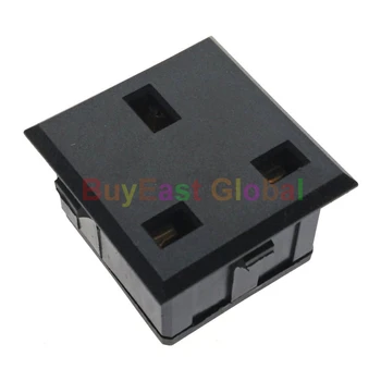 

(Lot 10) UK Plug Power Socket Panel Mount Receptacle AC100~250V 13A