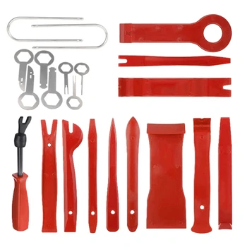 

21Pcs Car Audio Maintenance Kit Auto Trim Stereo Repair Panel Remover Pry Bar Car Dash Radio Door Trim Panel Clip Tools Set