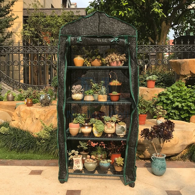 Külkereskedelem Virágpolc Esőálló Burkolat Szabadtéri Napellenző Üvegházhatású Háromrétegű Árnyékolás Nettó Kerti Hőszigetelő Szoba - Image 3