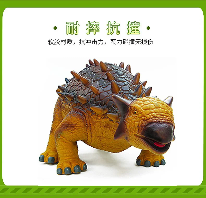Мягкая Silcone Игрушечная модель динозавра большого размера T-Rex детская игрушка динозавр животное пластик тираннозавр