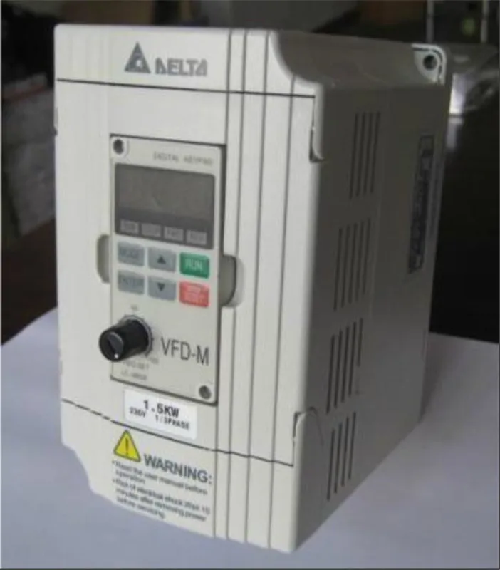 Новый инвертор Delta VFD015M21A 0 4 кВт/0 75 кВт/1 5 кВт выходная частота 1 400 Гц носитель
