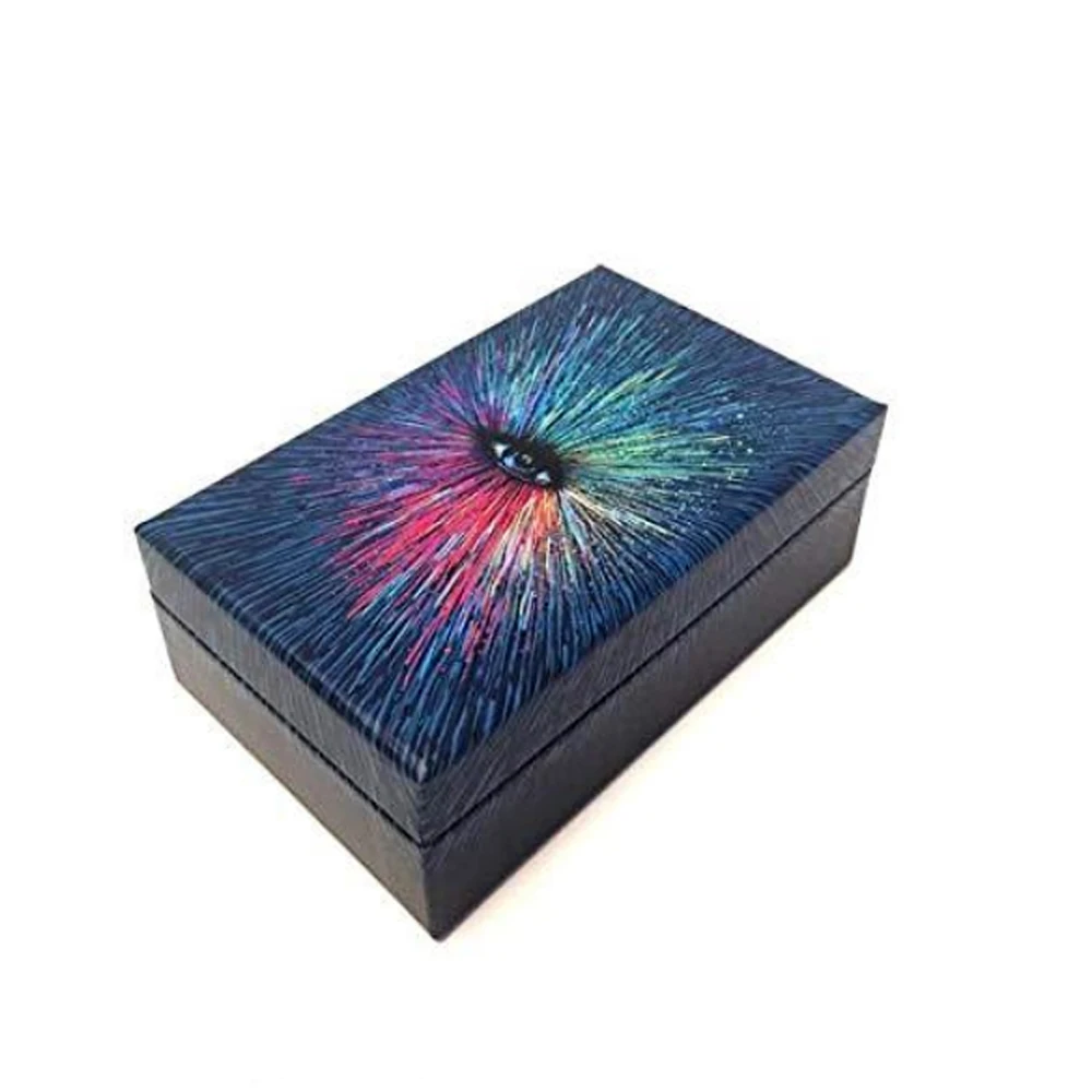 На английском языке 78 листов/набор карт Таро колода карт чтение мифических гаданий Судеб Для Фортуны карточные игры настольная игра Волшебная коробка - Цвет: Prisma Visions