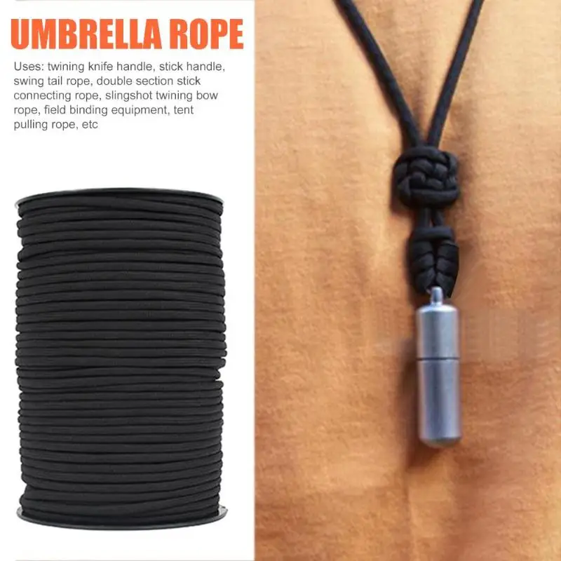 Polypropylène Paracorde 9 brins 100m 550 réfléchissant Paracord Parachute Cordon