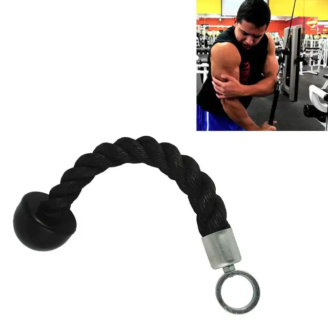 US $12.00 Gym Exercise Bicep Training Pull Rope Triceps Fitness Exercise Body Building Workout Push Pull Down