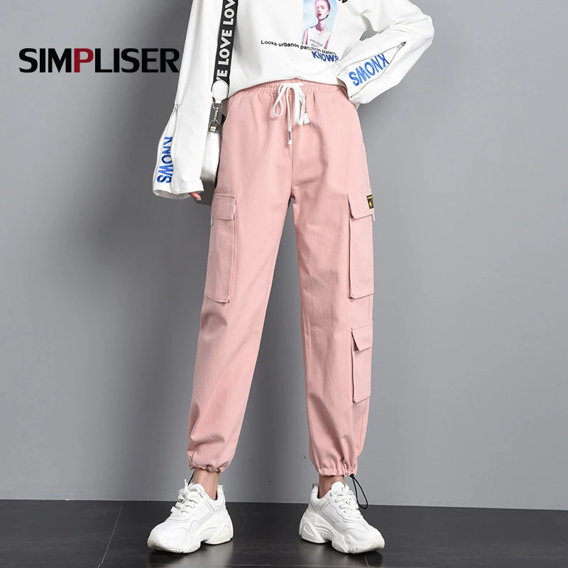 Venta > pantalon cargo rosa > en stock