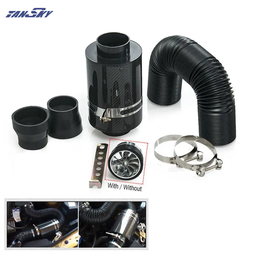Universal Cold Feed Induction Kit & Carbon Fibre Air Intake Filter Box